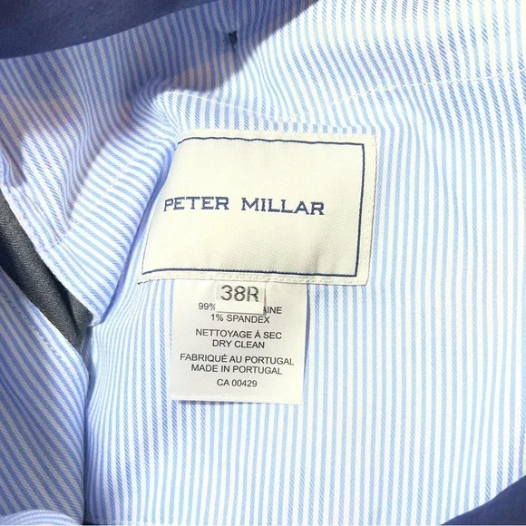 Peter Millar Pants Mens 38R Grey Harker Wool Stretch Flat Front Dress Slacks NWT